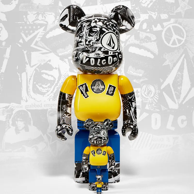 BE＠RBRICK VOLCOM 30TH ANNIVERSARY 100% & 400%-3