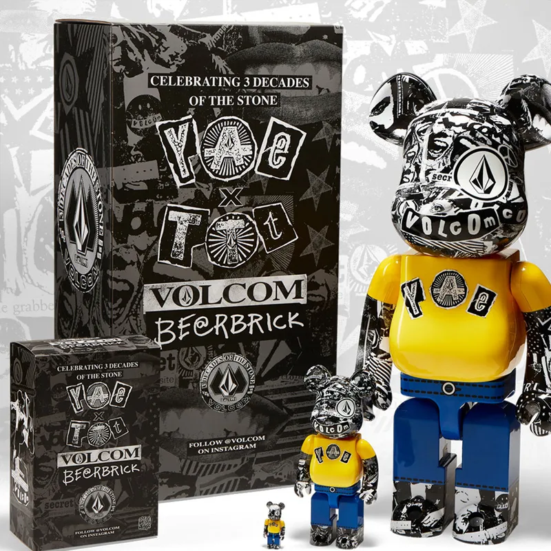 BE＠RBRICK VOLCOM 30TH ANNIVERSARY 100% & 400%-4