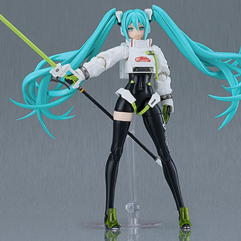 GSC Moderoid Hatsune Miku RACING MIKU2022ver. Action Figures 16cm-1