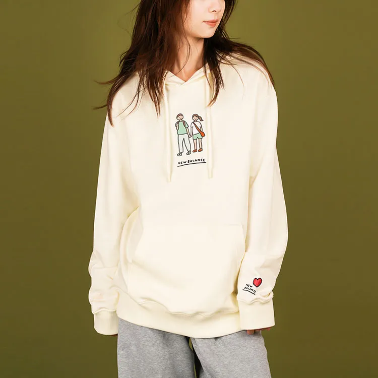 New Balance Sweatshirts Unisex White-2