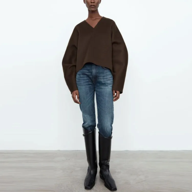TOTEME Sweaters Women's Chocolate Brown-4