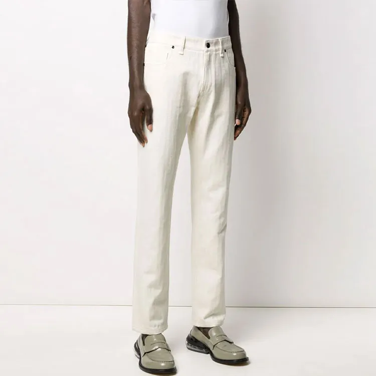 FENDI Casual Pants Men White-1