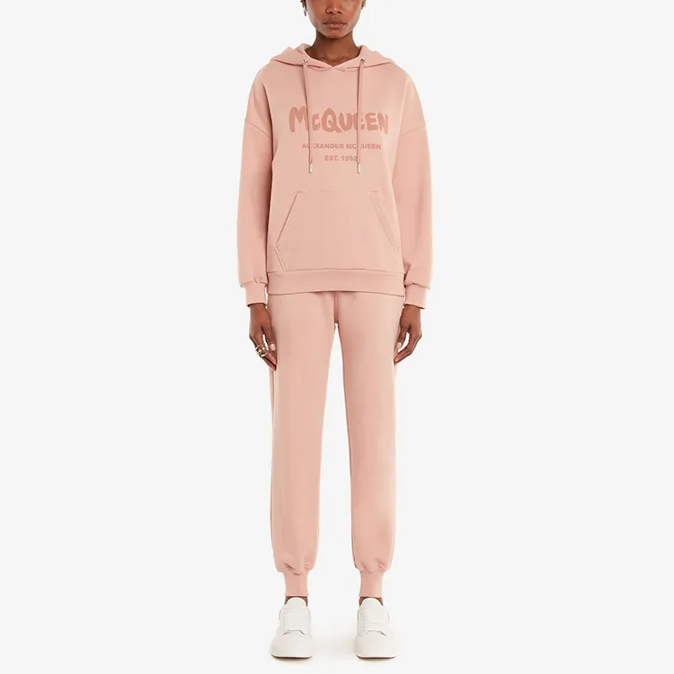 Alexander McQueen Logo Printed Jersey Joggers-1