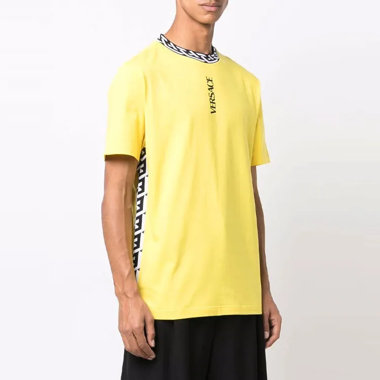VERSACE T-Shirts Men Yellow-3