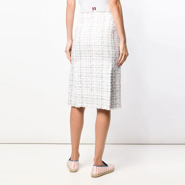 THOM BROWNE Casual Long Skirts Women's White-3