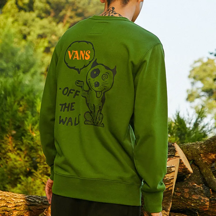 Vans Sweatshirts Unisex Avocado Green-3