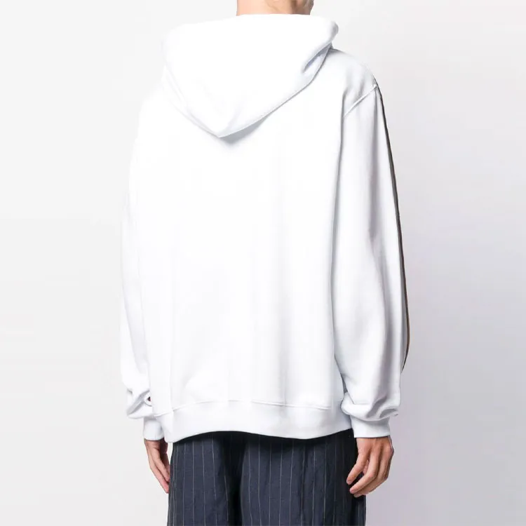 MSGM Embroidered Logo Colour Block Hoodie-3