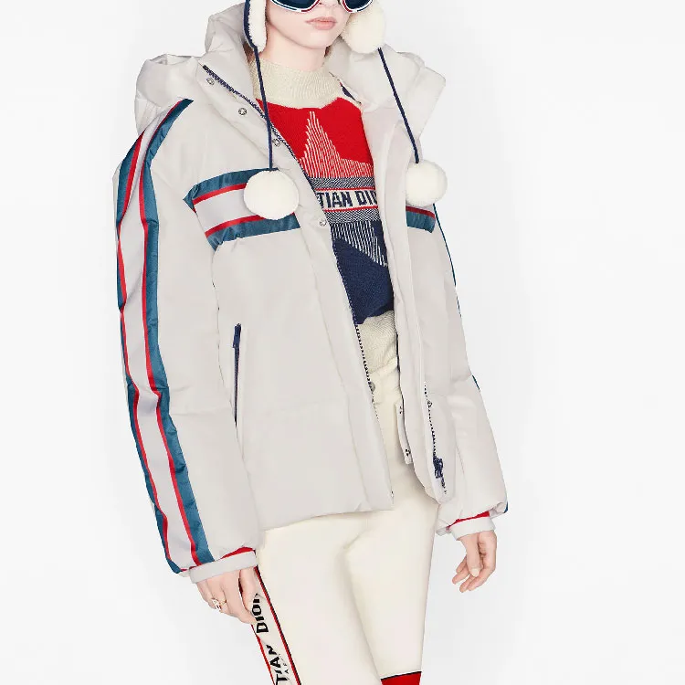DIOR Dior Fw22 'Alps' Capsule Collection Puffer Jacket Women's White-3