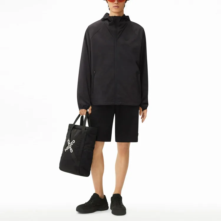 KENZO Logo Printed Hooded Jacket-4