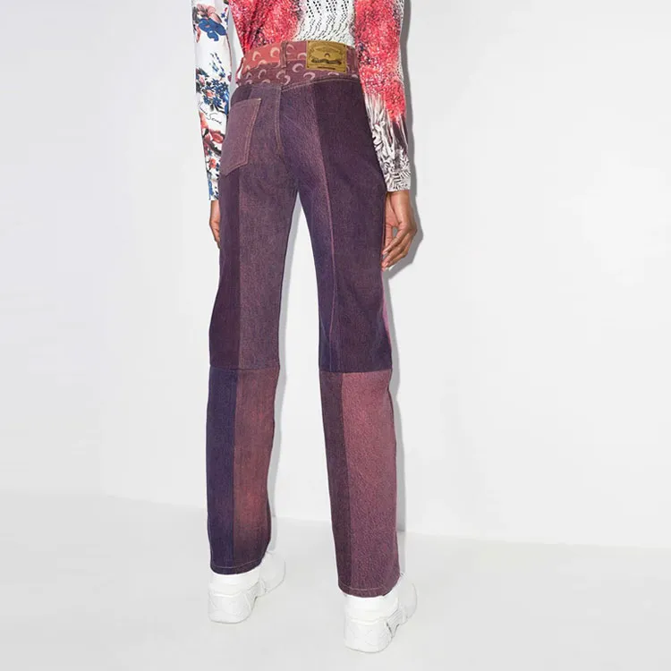 Marine Serre Jeans Women's Purple-2