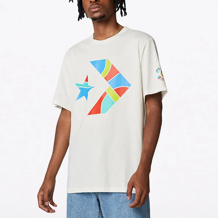 Converse Peace & Unity T Shirt Men's White-4