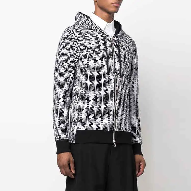 BALMAIN Sweatshirts Men Black-2