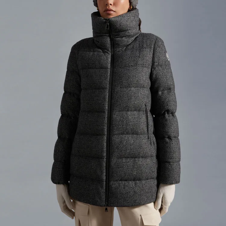 Moncler Down Jackets Women's Gray-2
