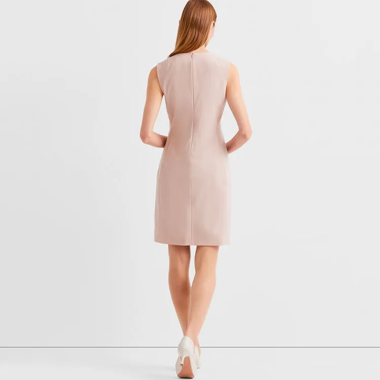 THEORY Sleeveless Dresses Women's Pink-1