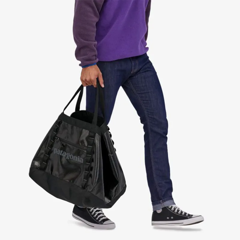 Patagonia Recycled Nylon Tote Bag Shopping Bag Handbag Regular Unisex Black-5
