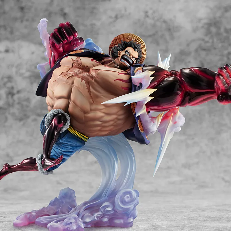 MegaHouse Monkey D. Luffy POPMAX One Piece 4 Speed Bouncy Man Ver.2 Scale Figures-1