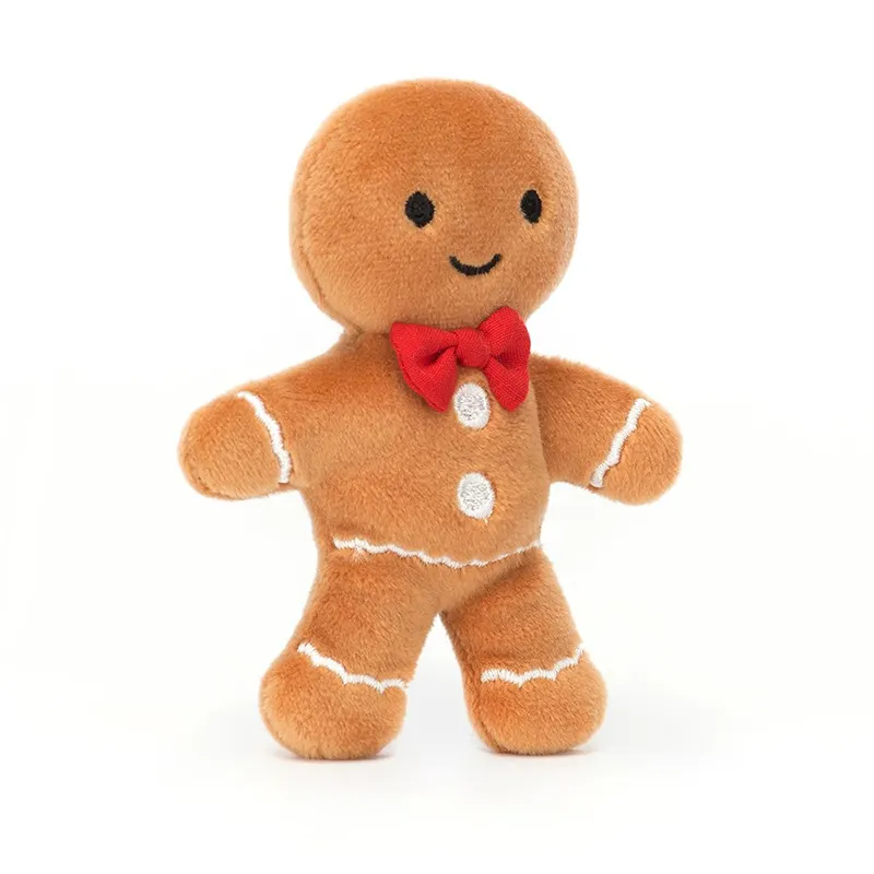 JELLYCAT Festive Folly Gingerbread Man Plush Toy-1