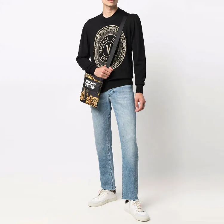 VERSACE Sweaters Men Black-2