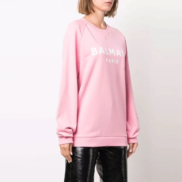 BALMAIN Sweatshirt Women's Pink-3