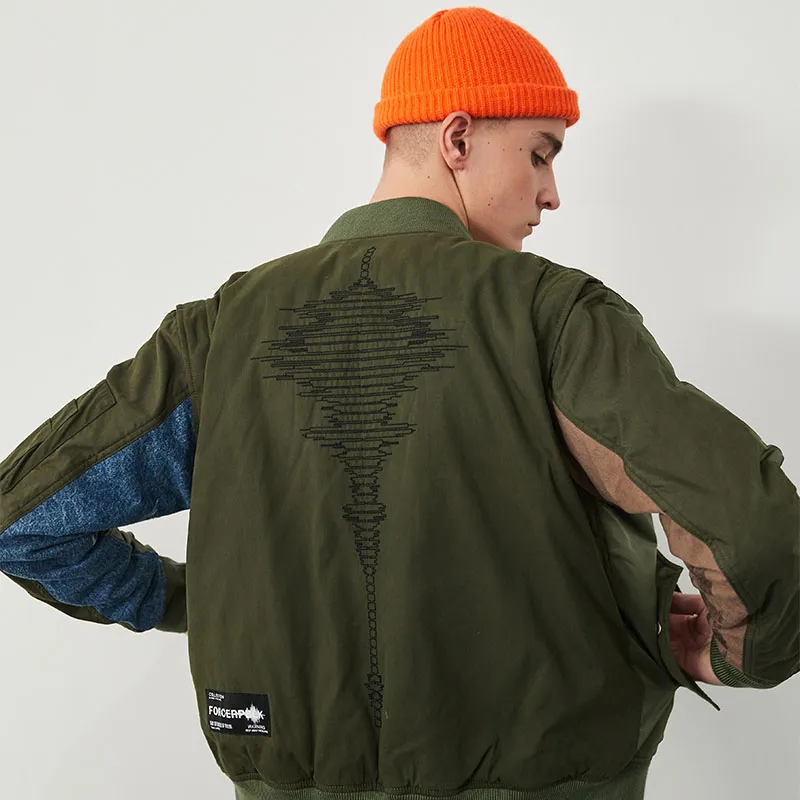 FORCEREPUBLIK Parka Coats Men Green-3