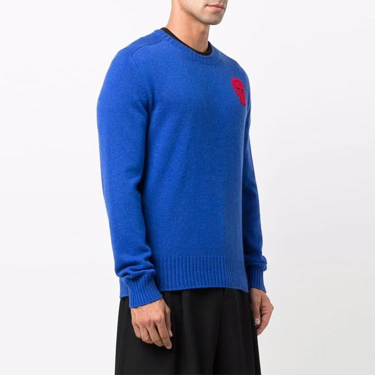 Alexander McQueen FW21 Sweater Men's Blue-3