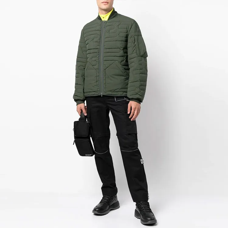 Y 3 Puffer Jackets Men Green-1