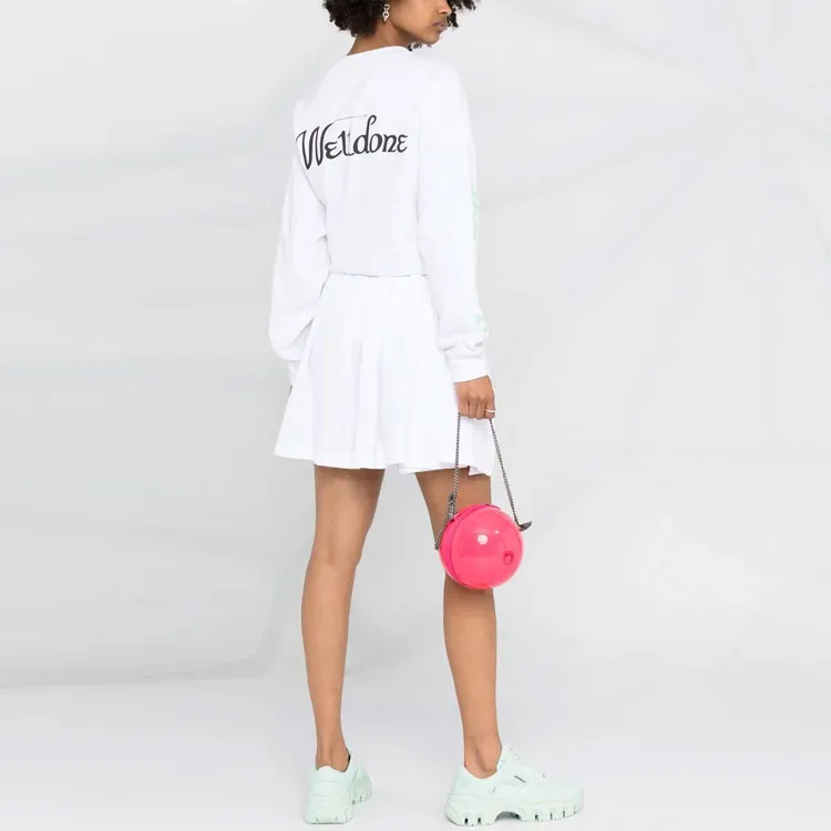 GCDS Debossed Logo Mini Skirt-3