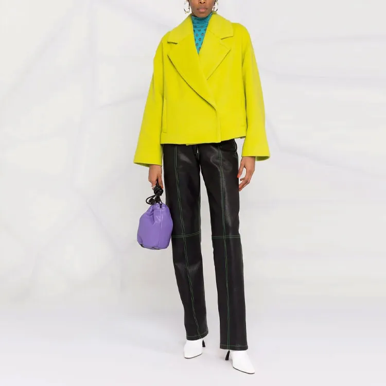MSGM Coats Women's Green-1