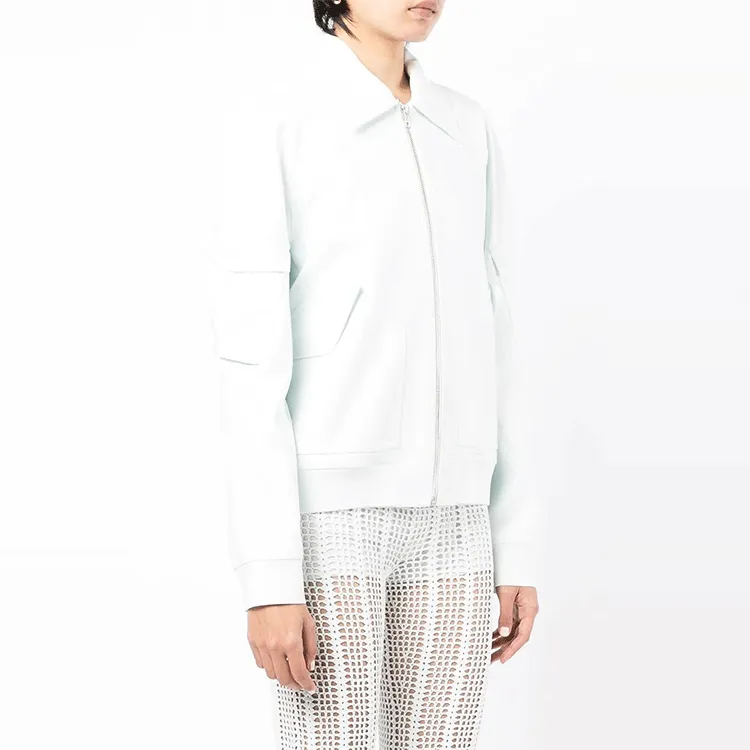 DION LEE Zip up Fitted Bomber Jacket-4