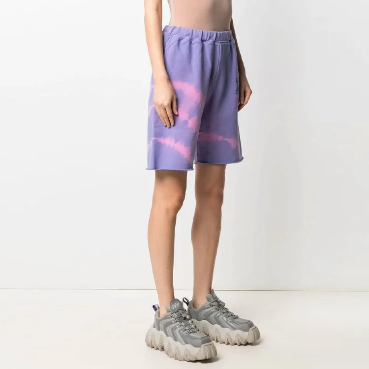 Aries Casual Shorts Unisex Purple-5