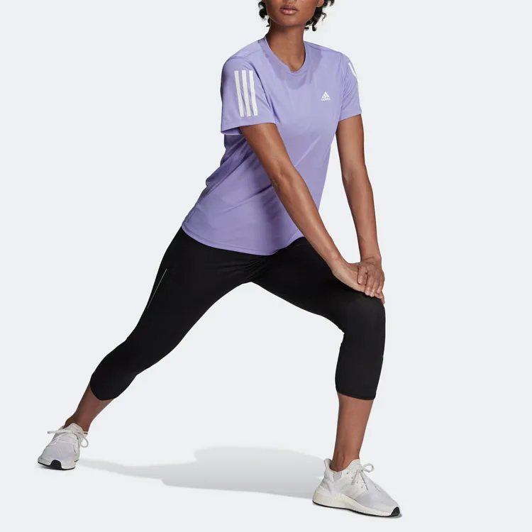 Adidas T Shirts Women's Light Purple-1