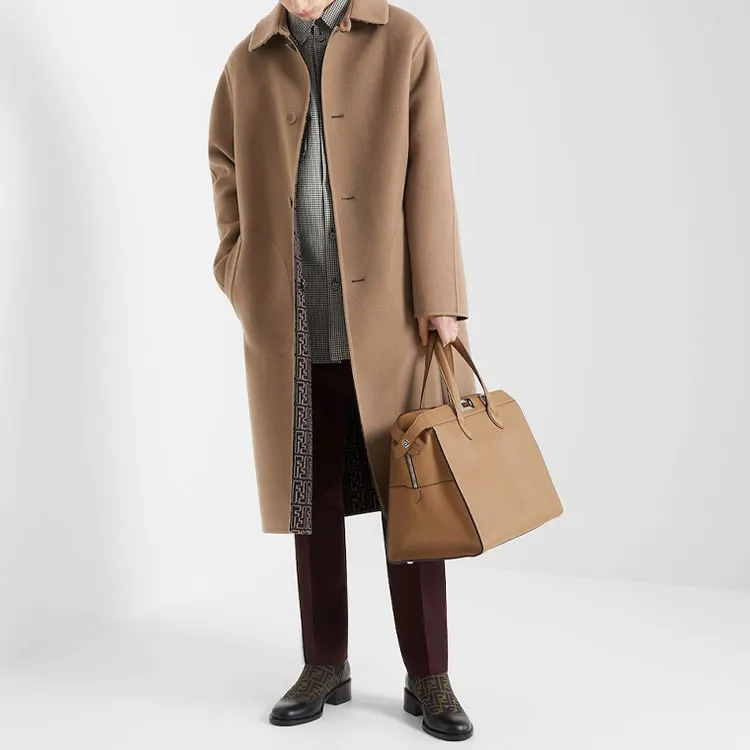 FENDI Oversized Reversible Trench Coat-3