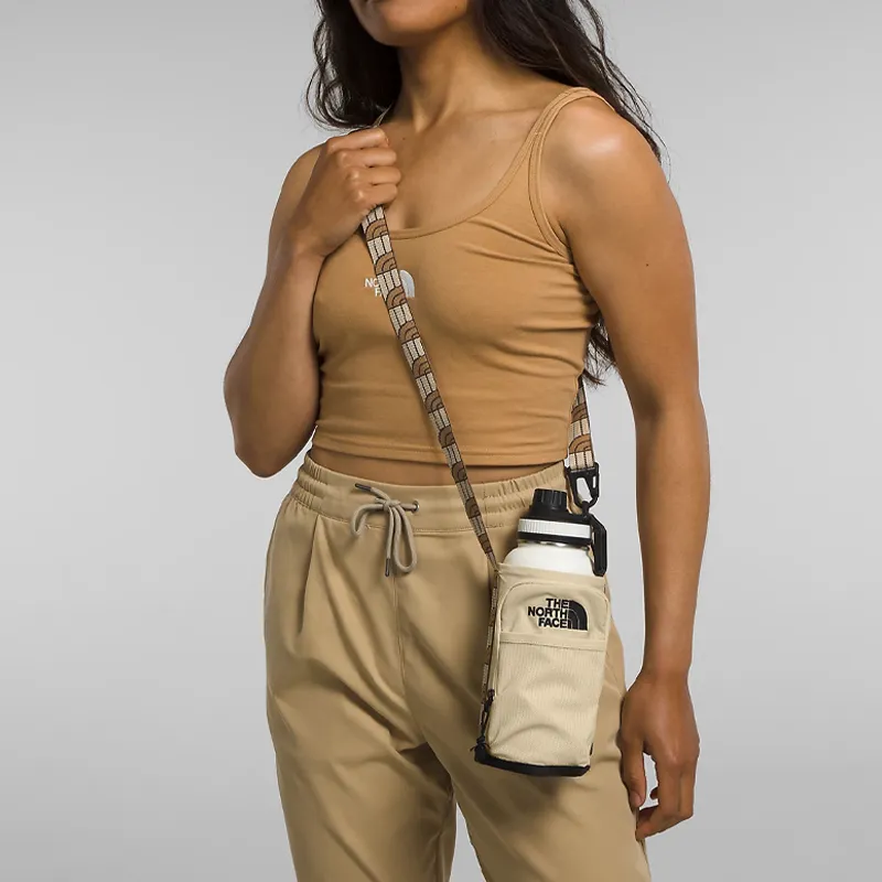THE NORTH FACE 210D Recycled Nylon Crossbody Bag Shoulder Bag Regular Unisex Khaki-4