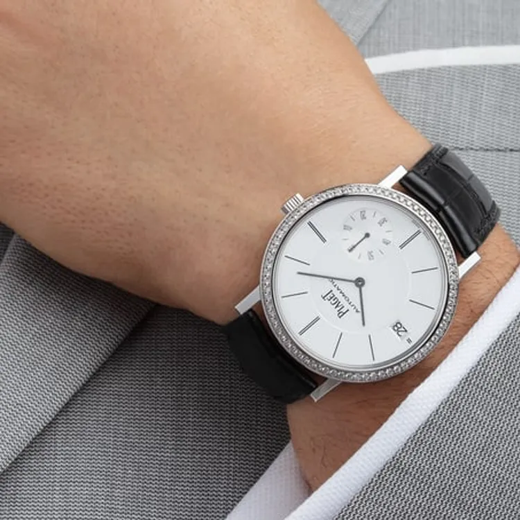 PIAGET ALTIPLANO Collection Automatic Mechanical Movement Men's Watch 40mm Silver Dial G0A39138-4