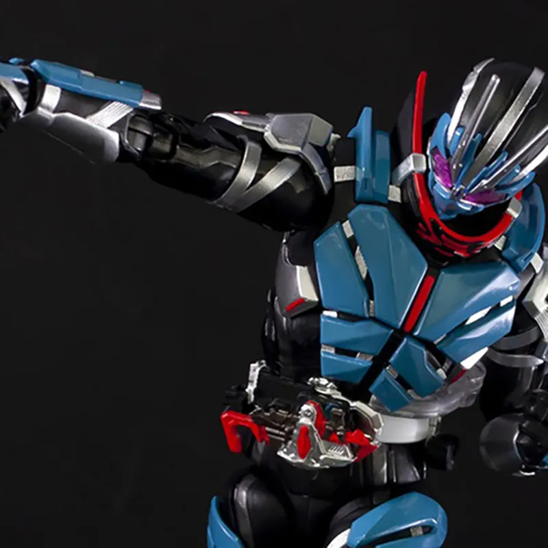 BANDAI Soul Limit Shf Kamen Rider 01 Zero One Hurricane Beetle Flying Thunder Poseable 14.5cm Scale Figures-3