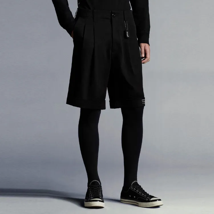 Moncler FW21 Casual Shorts Men Black-1