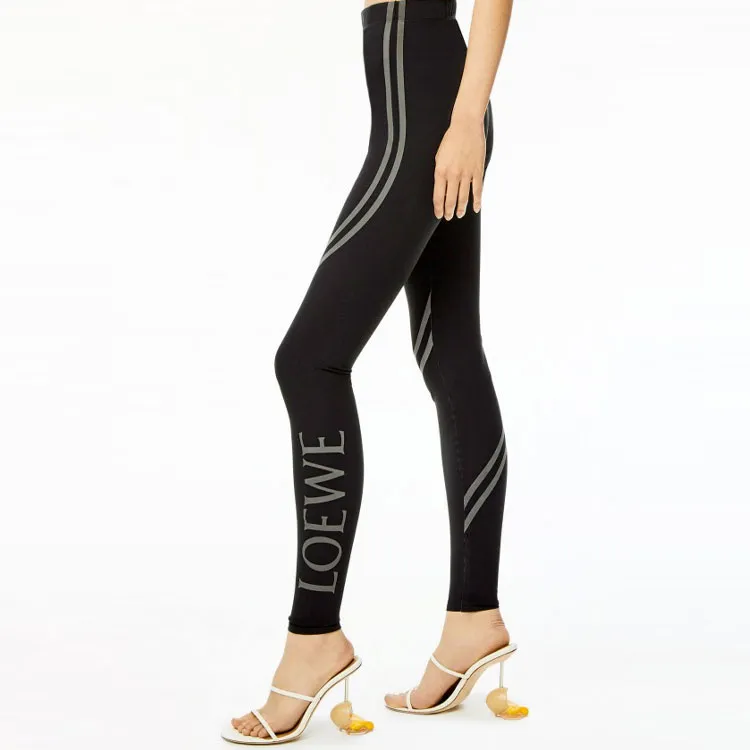 LOEWE Polyamide And Elastane Leggings Black-6