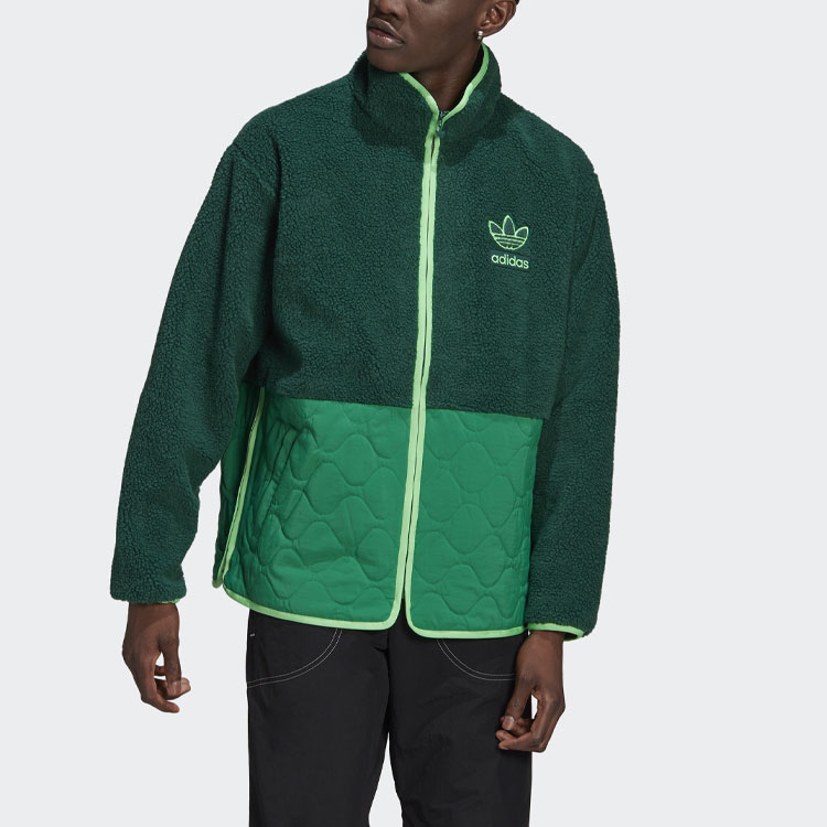 ☆韓国の人気☆【ADIDAS】☆ADIDAS Sherpa Jacket☆関税込☆ adidas】originals☆ Big Trefoil Sherpa Jacket ☆人気商品