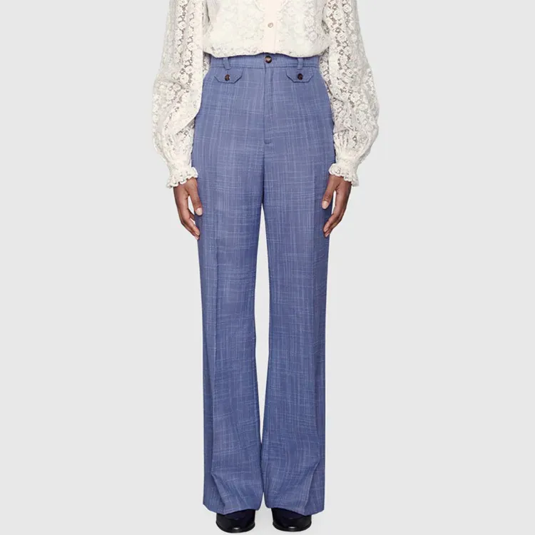 GUCCI Gucci X The North Face FW21 Casual Pants Women's Purple-3