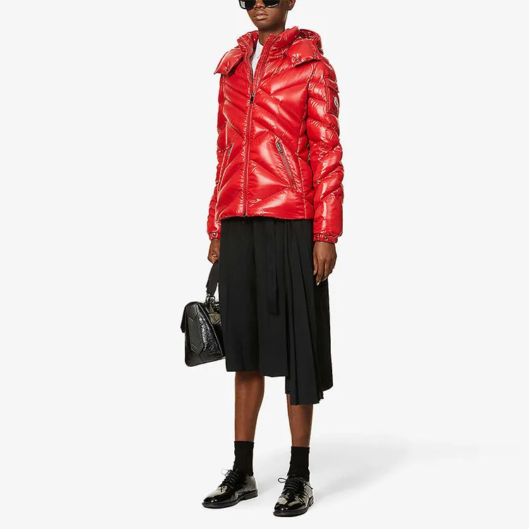 Moncler FW21 Down Jacket Women's Red-1