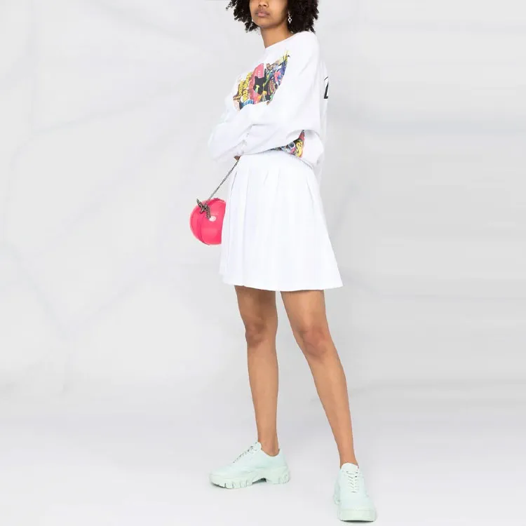GCDS Debossed Logo Mini Skirt-1