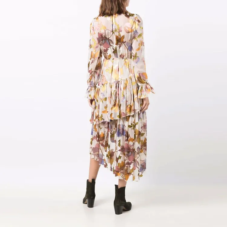 Zimmermann Long-Sleeved Dresses Women's Beige-2