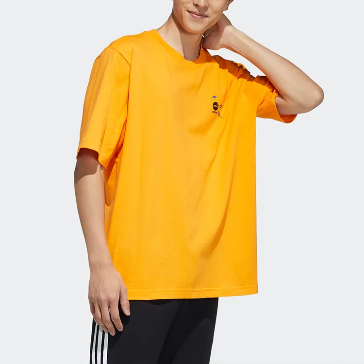 Adidas Neo T Shirt Unisex Orange Yellow-3