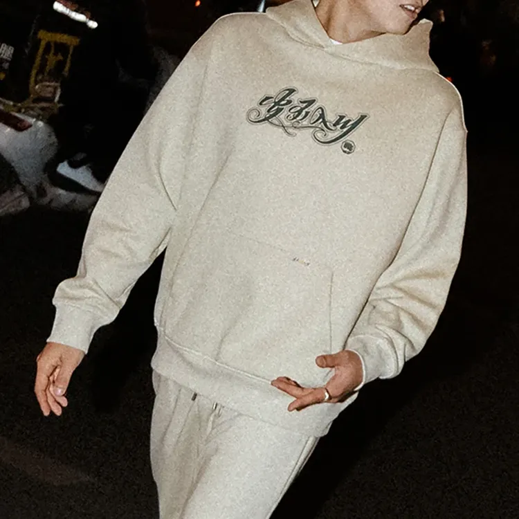 LiNing Sweatshirt Unisex Yellow Gray-6