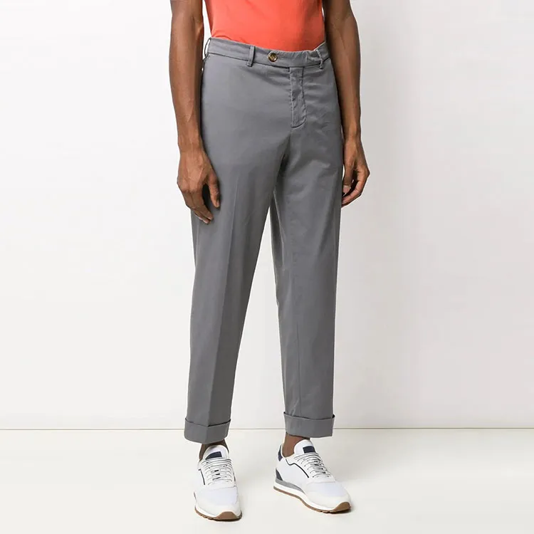 Brunello Cucinelli FW21 Casual Pants Men's Dark Gray-1
