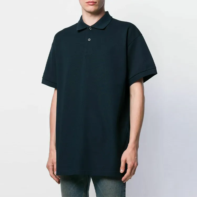 Balenciaga Est. 1917 Logo Print Polo Shirt-1