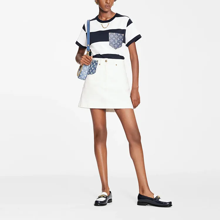 LOUIS VUITTON SS22 Casual Short Skirts Women's White-1