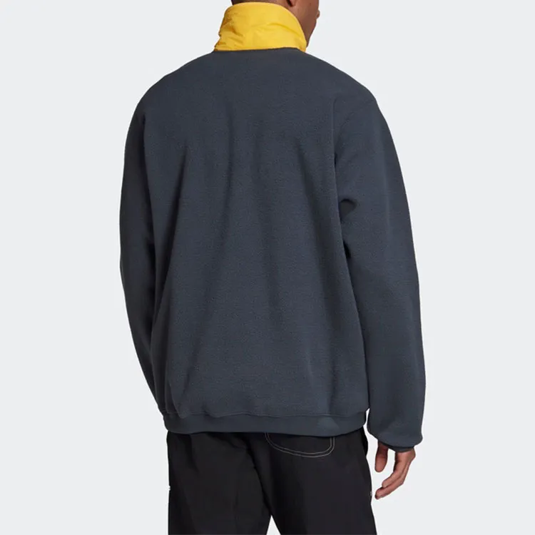 Adidas Originals Adv Block Fle Colorblock Sweatshirts Men Gray-3