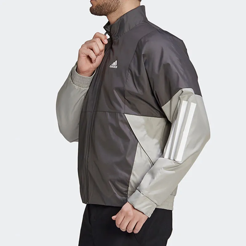 Adidas Jackets Men Gray-4