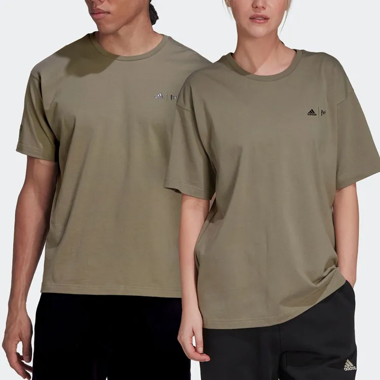 Adidas T Shirts Unisex Green-1
